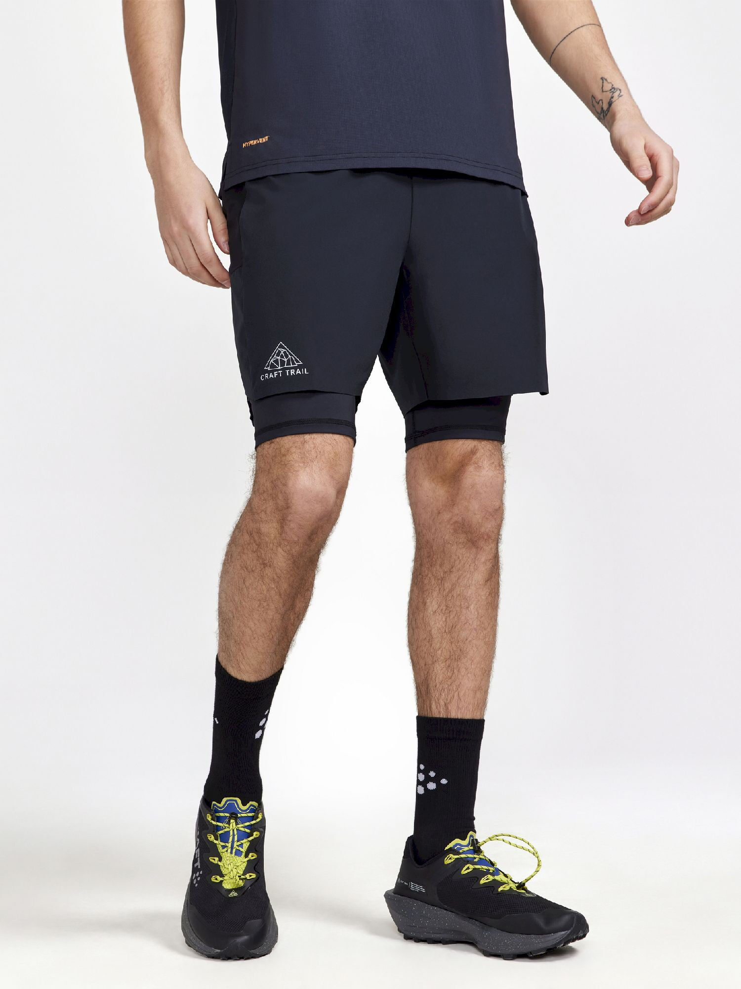 Craft Pro Trail 2in1 Shorts - Spodenki do biegów górskich męskie | Hardloop