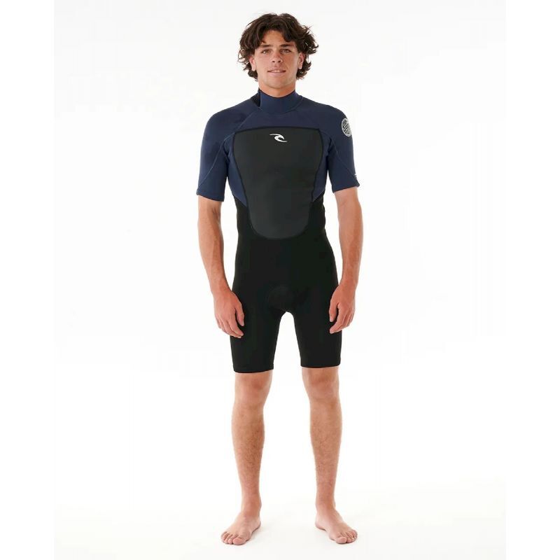 Omega 2 mm Back Zip Springsuit - Fato surf homem