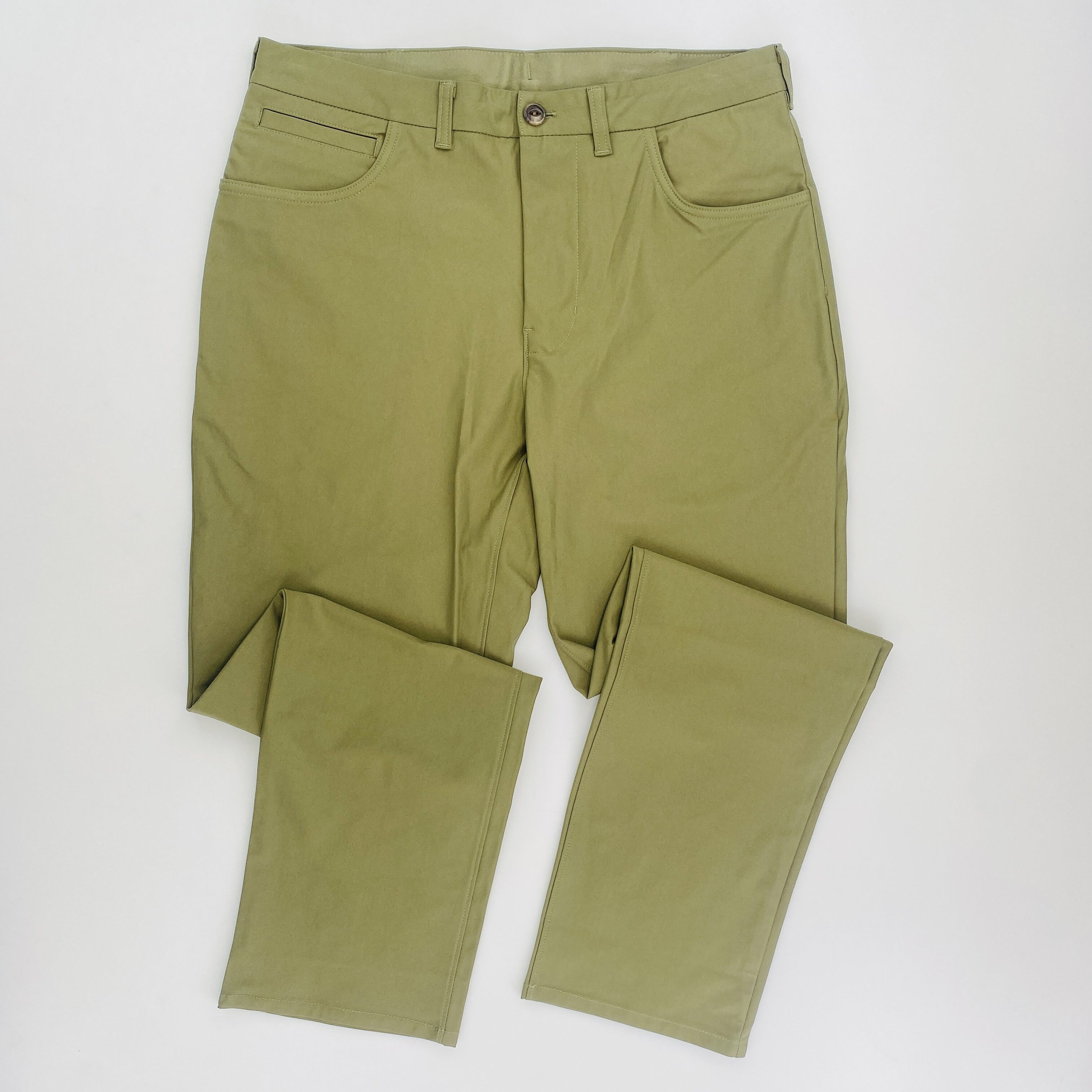 Patagonia M'S Warp Knit 5 Pocket Pants - Second Hand Housut - Miehet - Oliivinvihreä - 42 | Hardloop