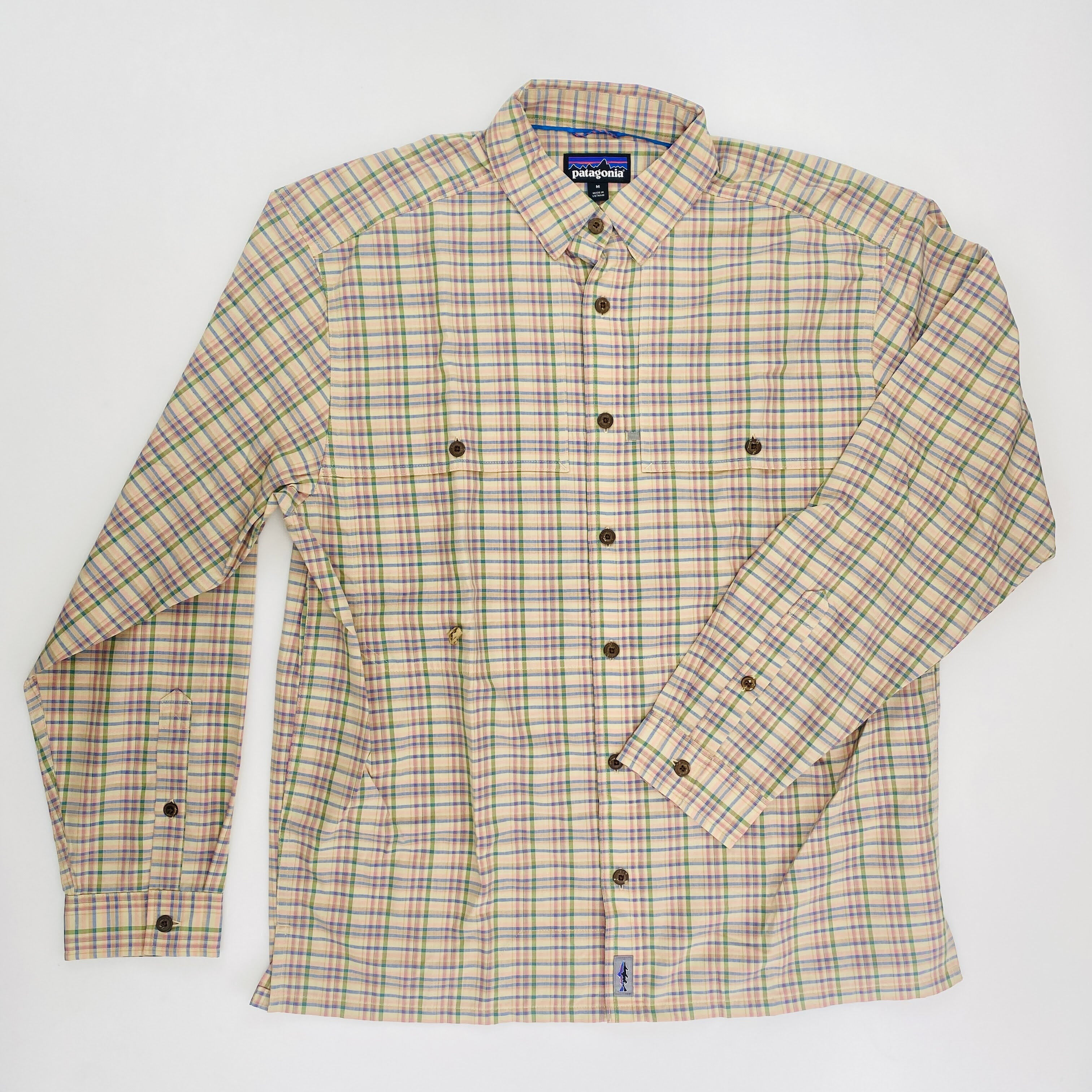 Patagonia M'S L/S Island Hopper Shirt - Second Hand Shirt - Men's - Multicolored - M | Hardloop