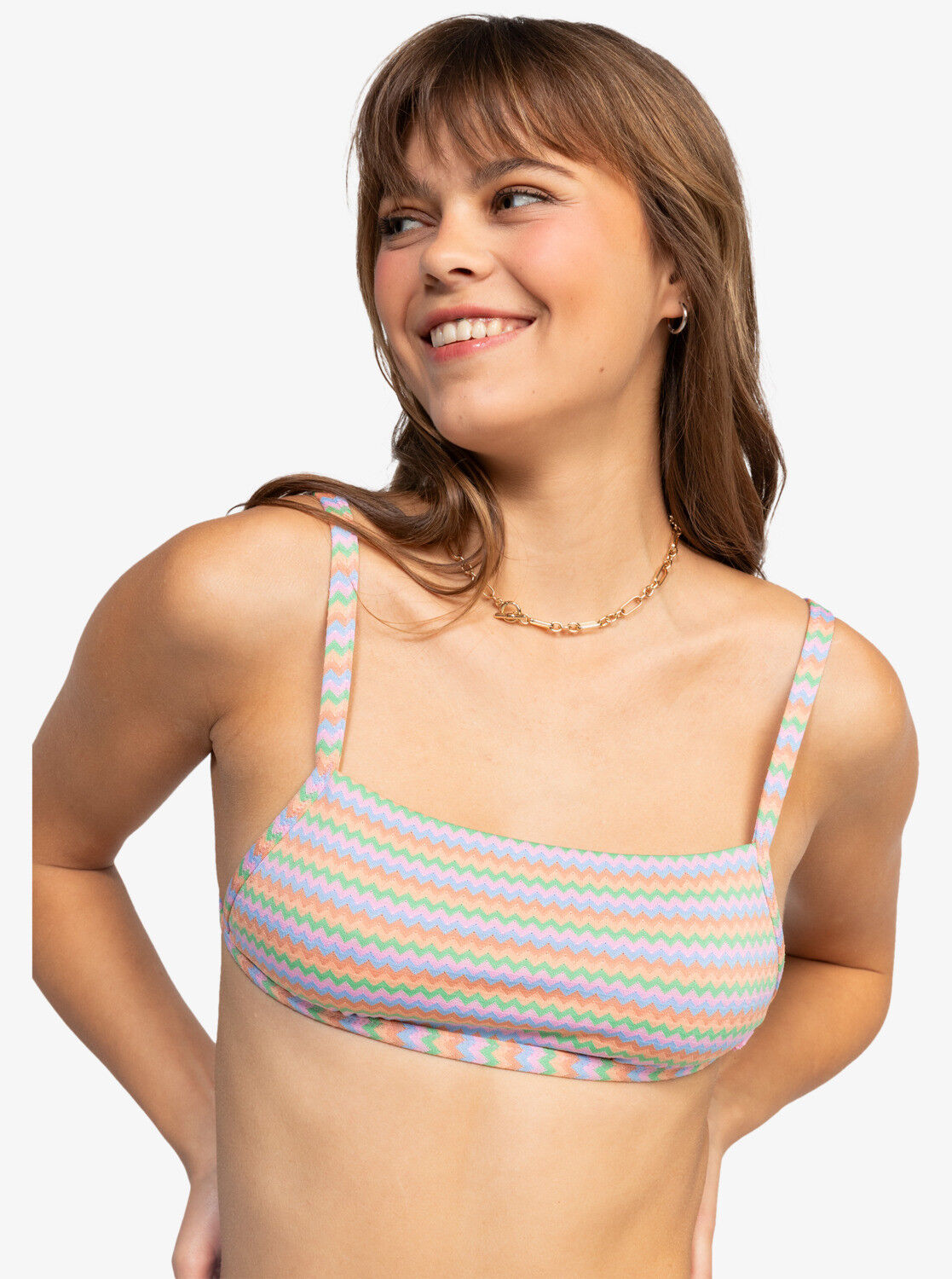 Roxy Wavy Stripe Bralette - Bikini pezzo sopra | Hardloop