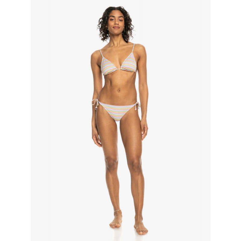 Roxy Wavy Stripe Cheeky Tie Side - Bikini bottoms | Hardloop