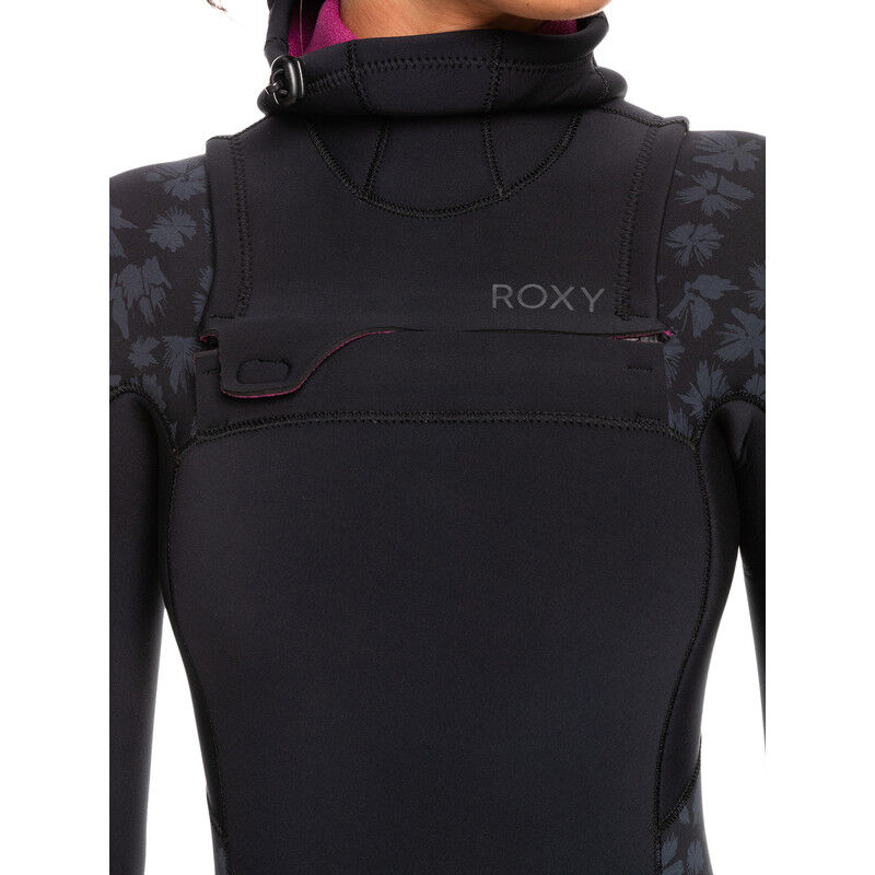 Roxy 5/4/3 mm Swell Series Hooded Chest Zip - Våtdräkt för surfing - Dam | Hardloop