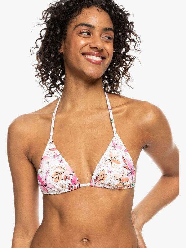 Roxy Printed Beach Classics Tiki Tri - Haut de bikini femme | Hardloop