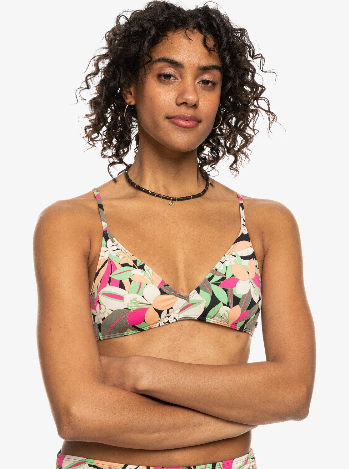 Roxy Printed Beach Classics Strappy Bra - Bikini pezzo sopra | Hardloop