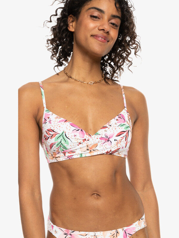 Roxy Printed Beach Classics Athletic Tri - Haut de bikini femme | Hardloop