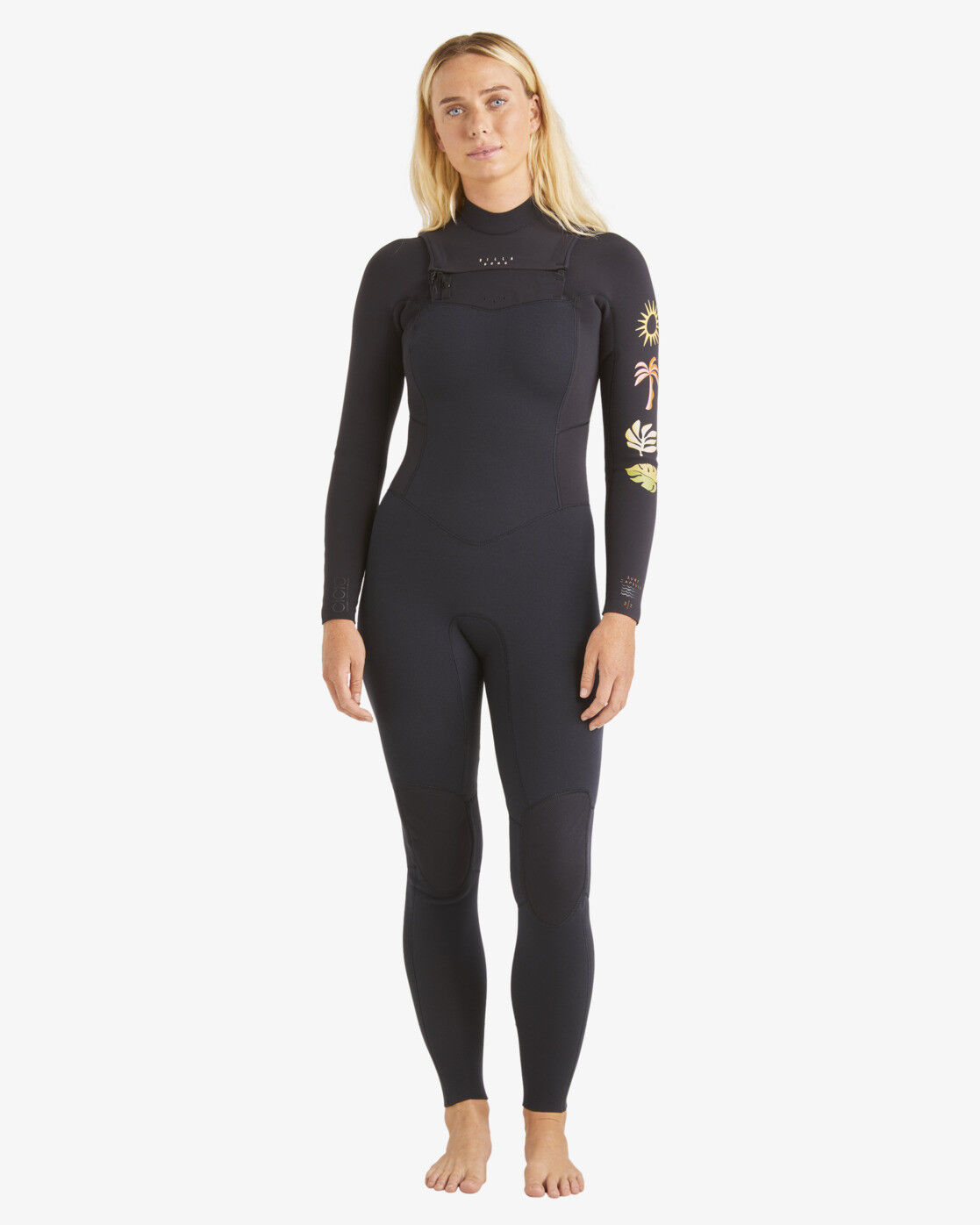 Billabong 3/2 mm Salty Dayz Natural Chest Zip - Surf wetsuit - Dames | Hardloop