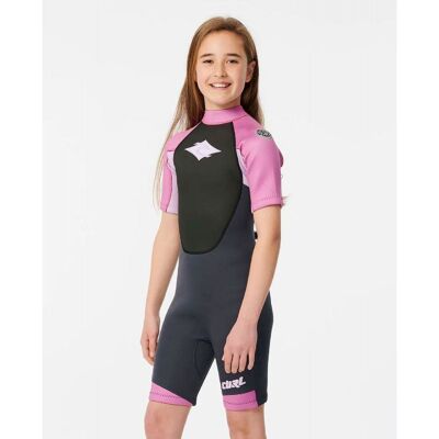 Omega 2 mm Back Zip Springsuit - Surf märkäpuvut - Lasten