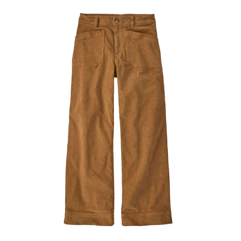 Women's Wide-Leg Corduroy Pants - Calça mulher