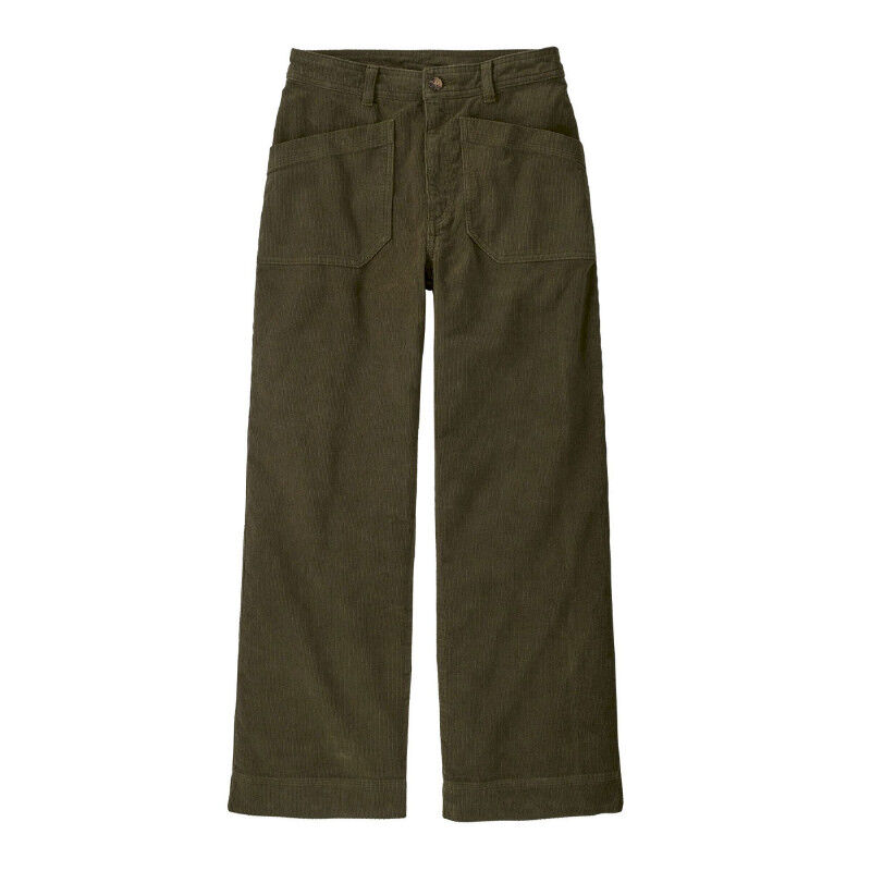 Women's Wide-Leg Corduroy Pants - Dámské kalhoty