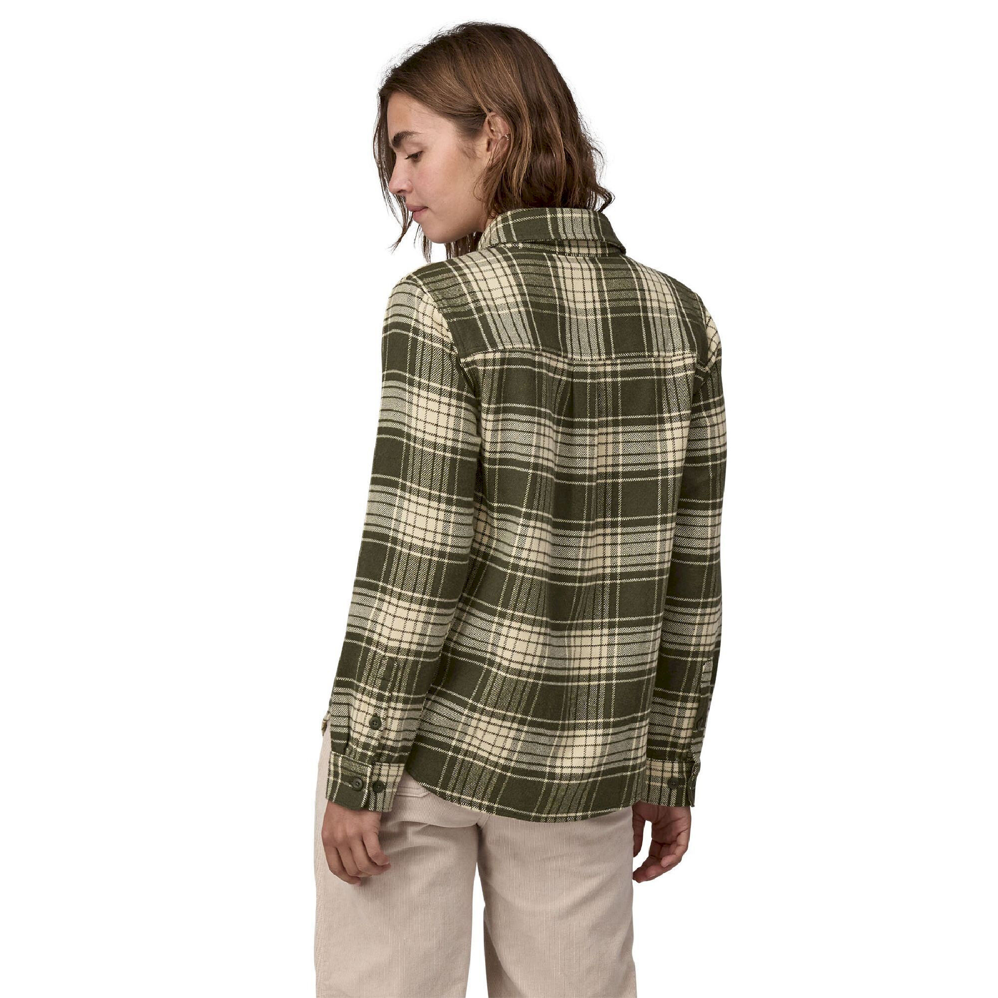 Patagonia women's plaid shirt on sale