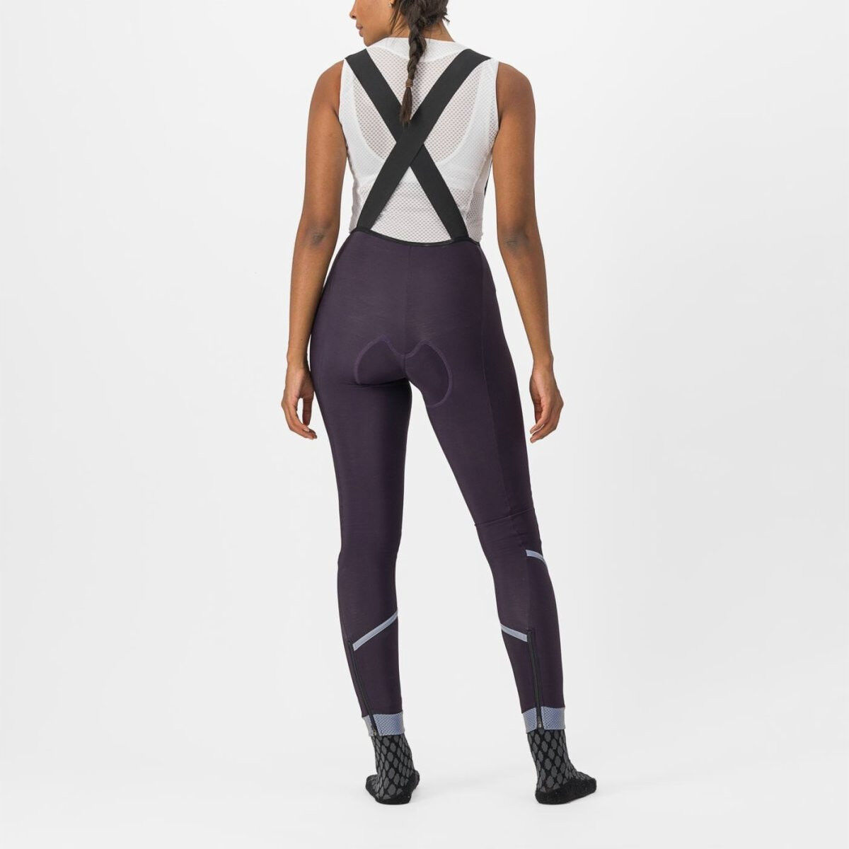 Castelli Velocissima Dt - Spodenki kolarskie z szelkami rowerowe damskie | Hardloop