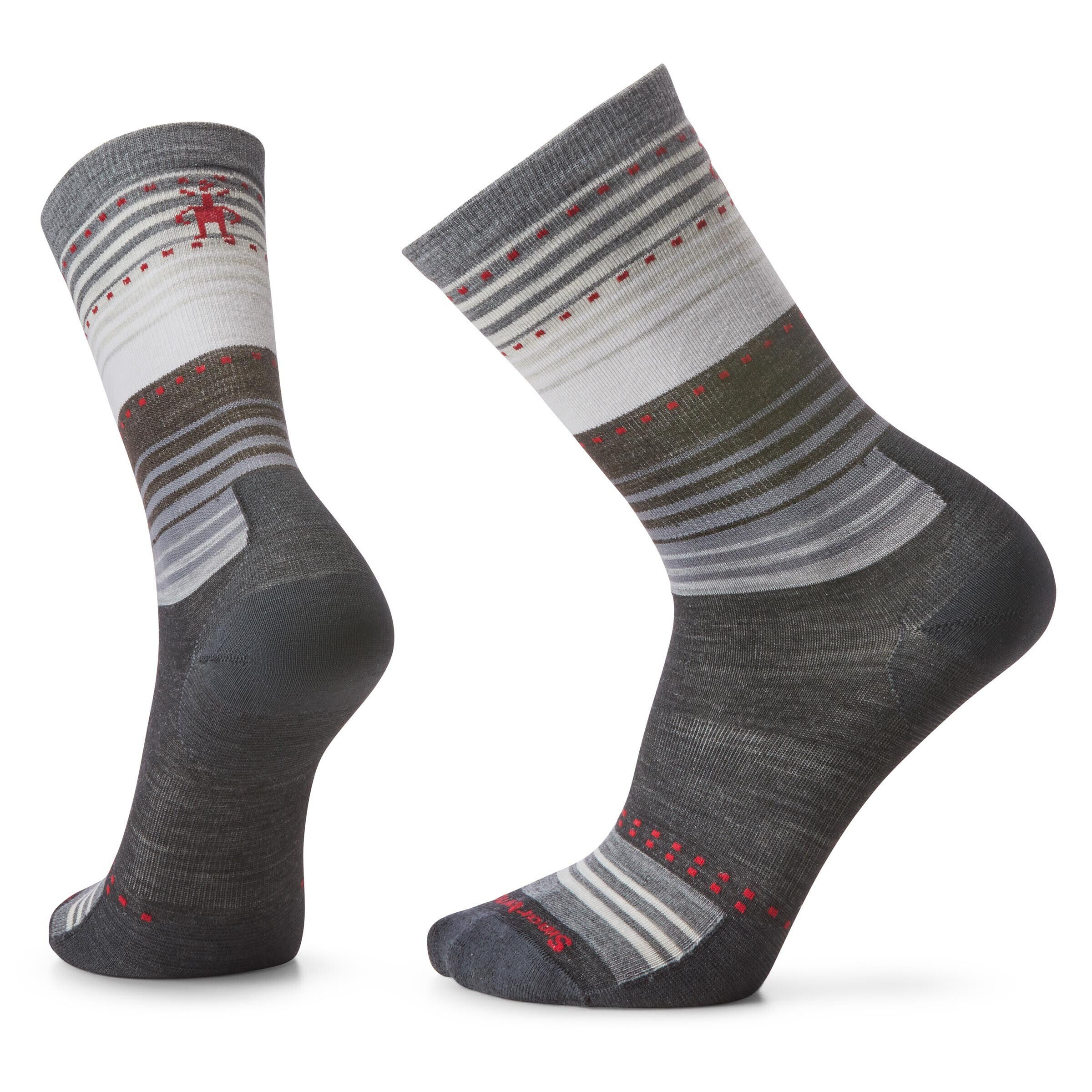 Smartwool Everyday Stitch Stripe Crew - Merino socks | Hardloop