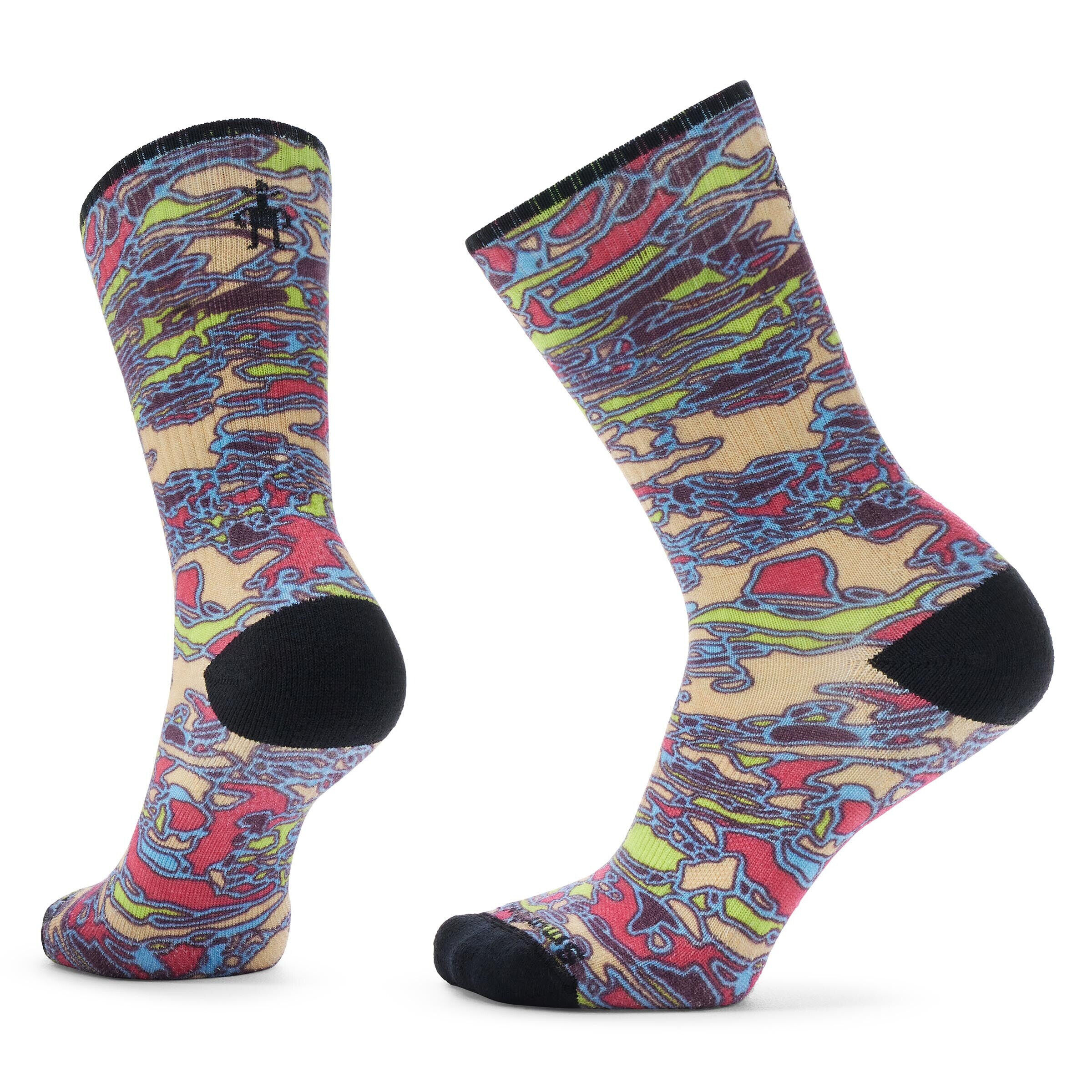 Smartwool Athletic Art of the Outdoors Print Crew - Merino socks | Hardloop