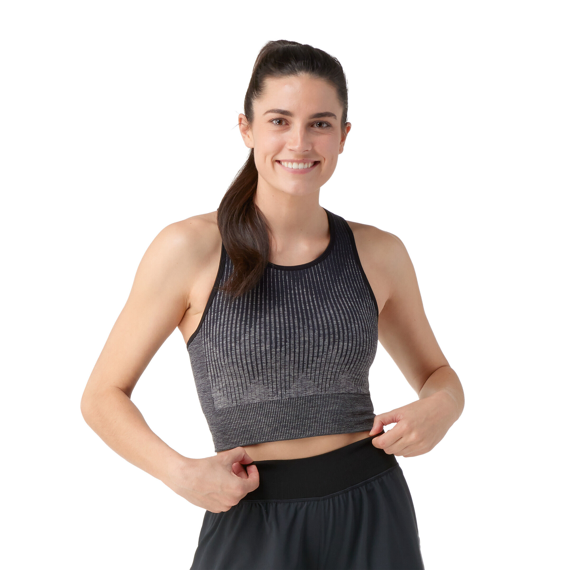 Smartwool Intraknit Crop Bra - Biustonosze z wełny merynosów | Hardloop