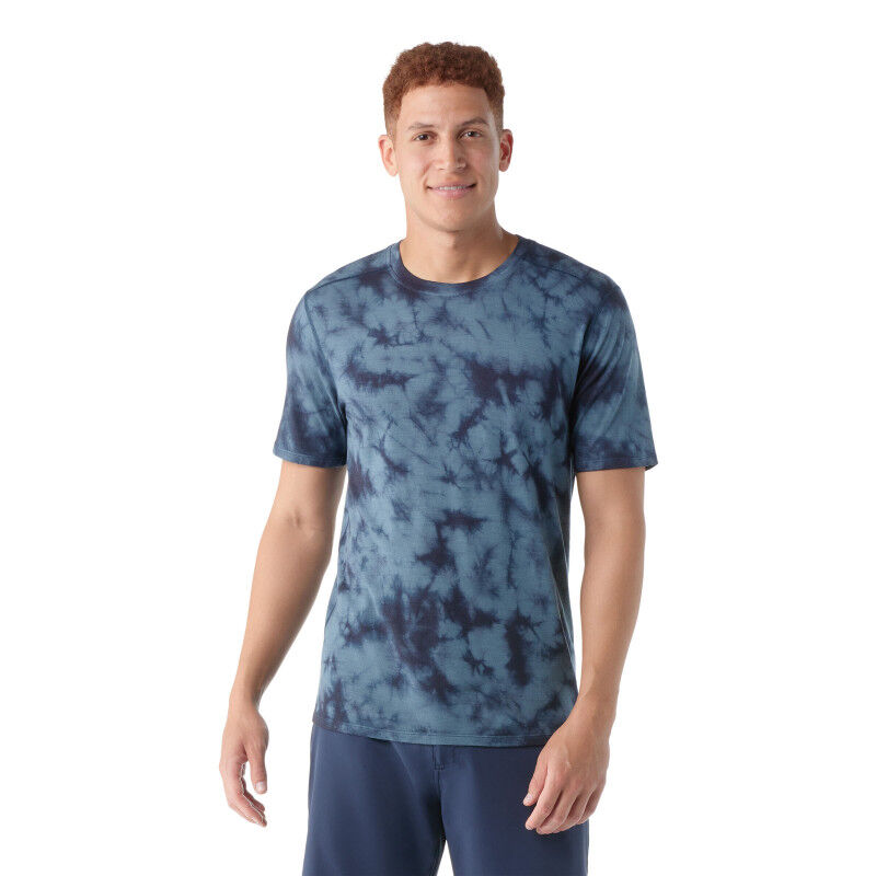 Smartwool Merino Short Sleeve Tee - T-shirt en laine mérinos homme Pewter Blue Wash L