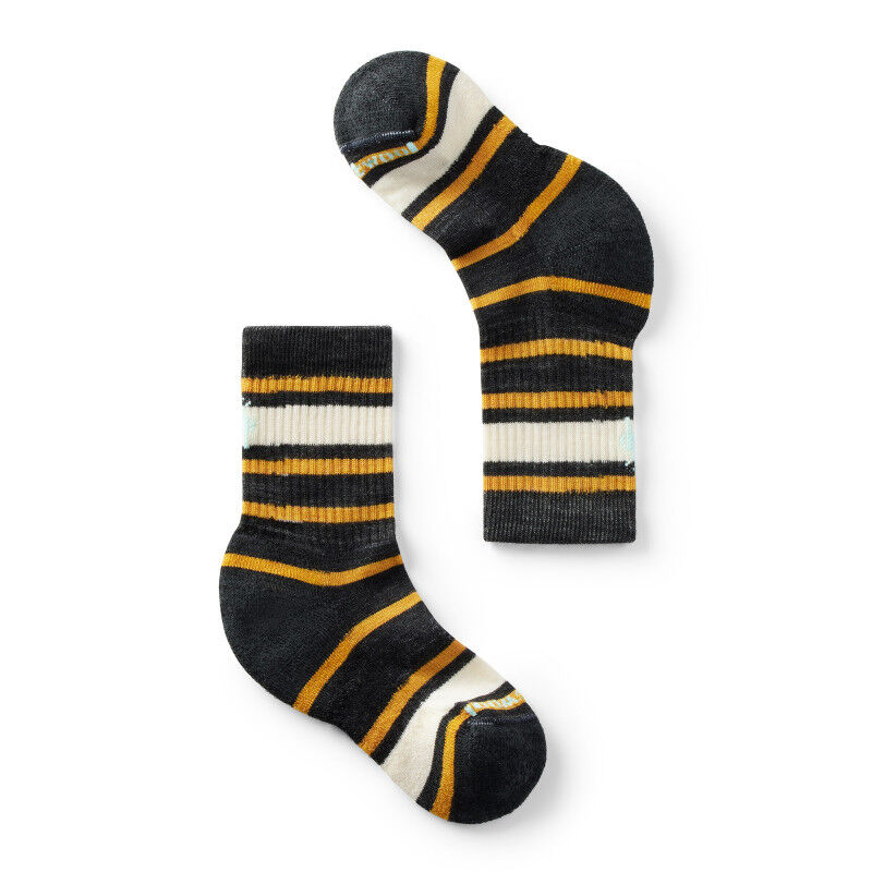 Smartwool Kids' Hike Light Cushion Striped Crew - Merinovillasukat - Lasten | Hardloop