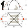 Ferrino Shaba 3 - Tenda campismo | Hardloop