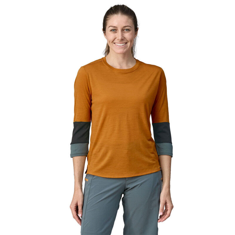 Patagonia Merino Blend 3/4 Sleeve Bike Jersey - MTB jersey - Women's | Hardloop
