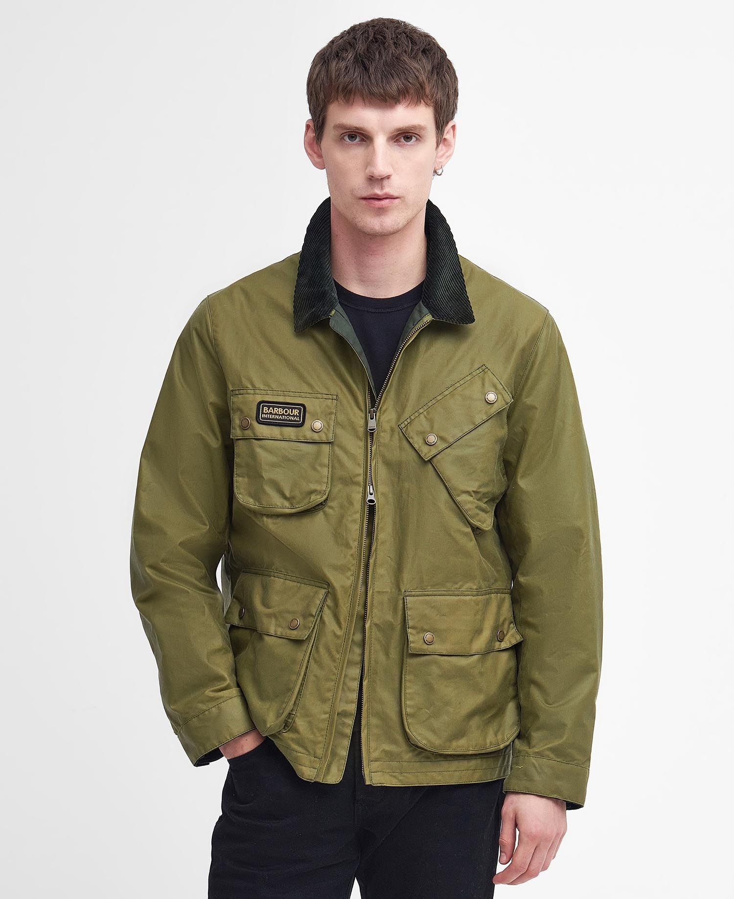 Barbour International Sefton Wax - Chaqueta - Hombre | Hardloop