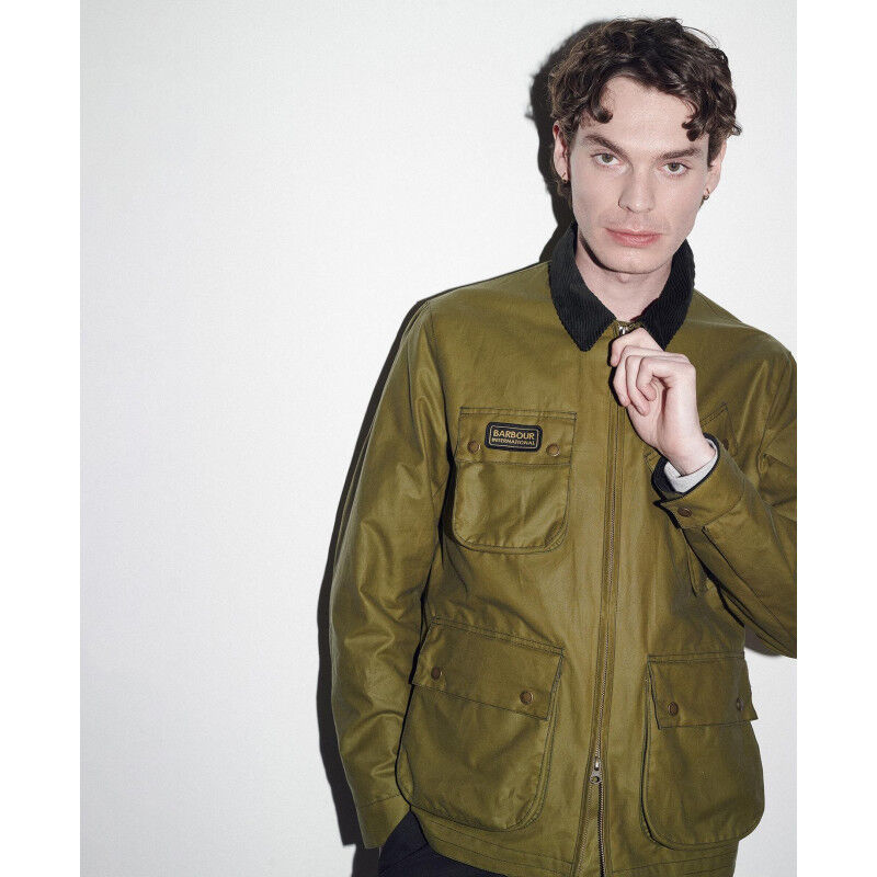 Barbour International Sefton Wax Jacket Men's Hardloop