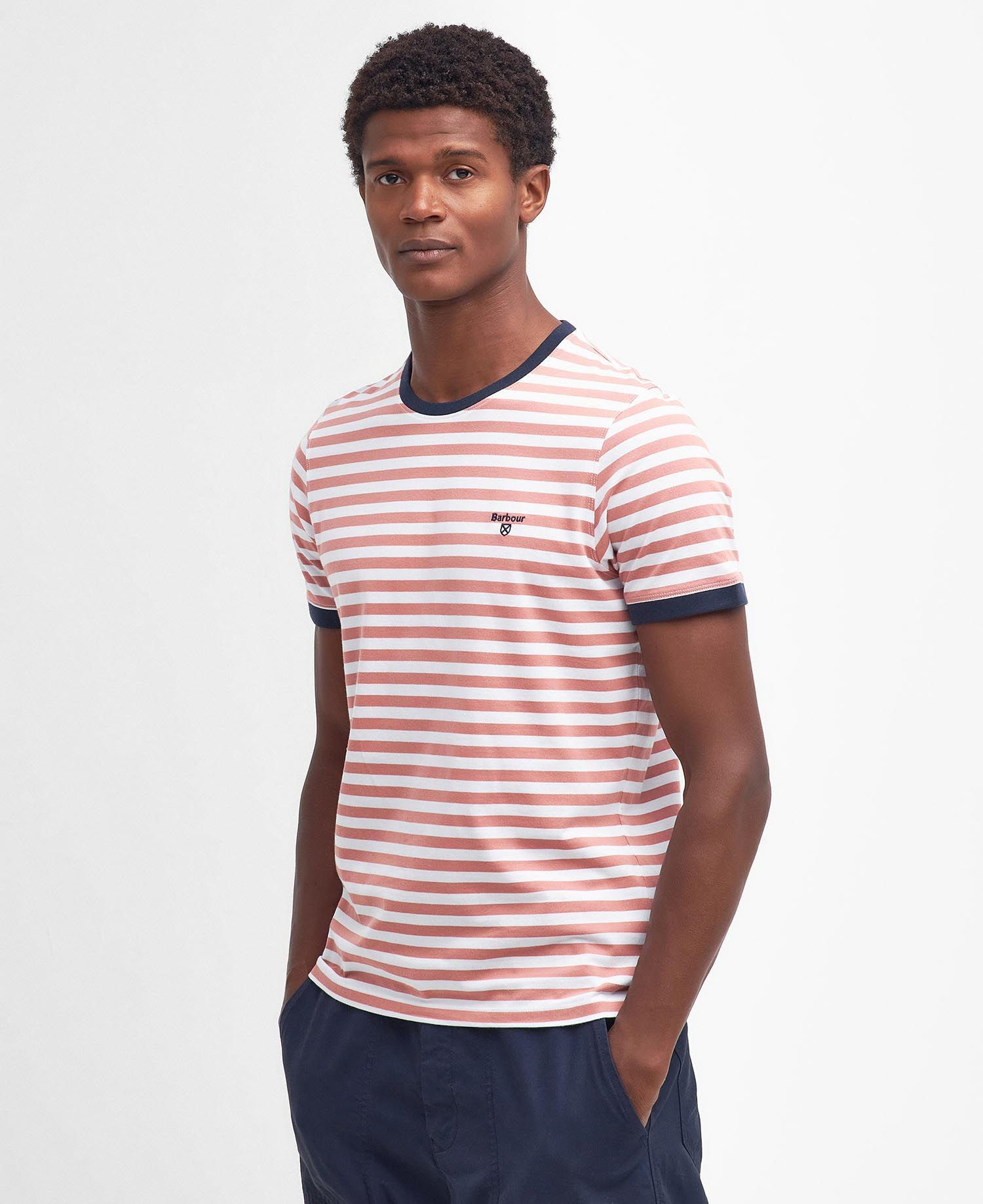 Barbour Quay Stripe Tee - T-shirt - Men's | Hardloop