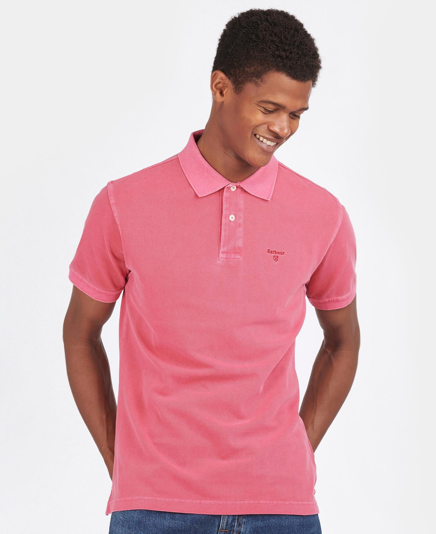 Barbour Washed Sports Polo - Koszulka polo meska | Hardloop