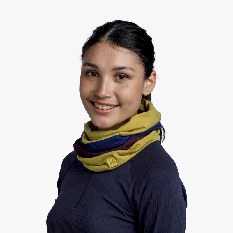 Buff Merino Move Block - Sciarpa in lana merino | Hardloop
