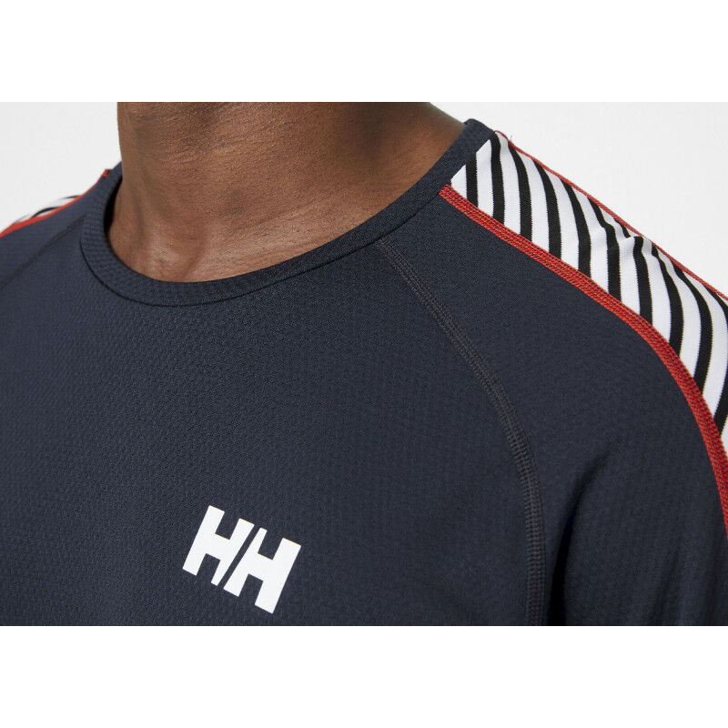 Helly Hansen Lifa Active Stripe Crew - Camiseta técnica - Hombre