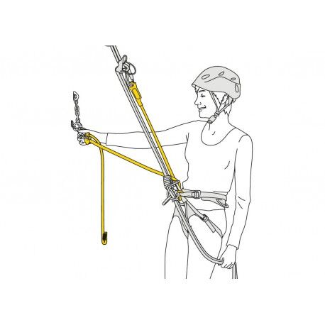 Petzl Dual Connect Adjust - Longe | Hardloop