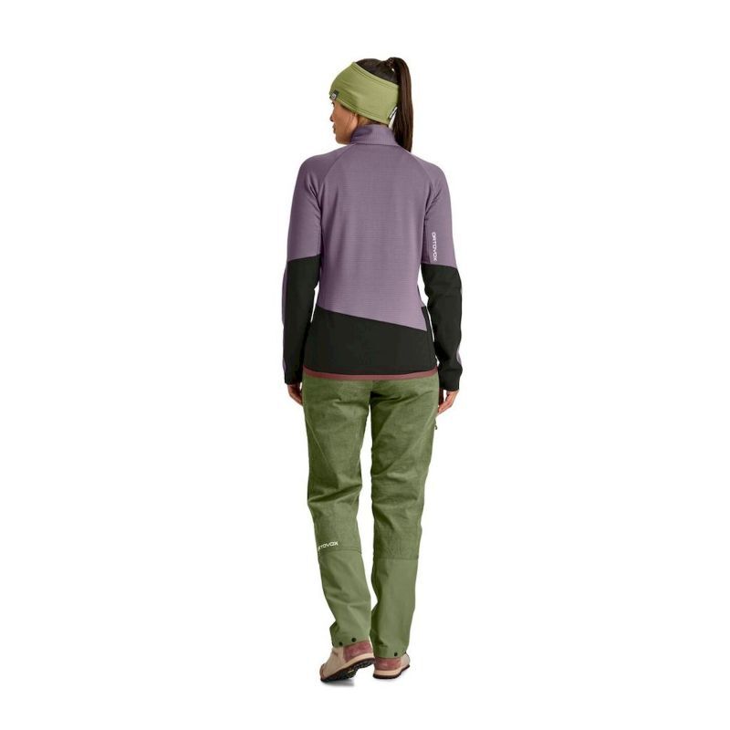 Ortovox Fleece Rib Jacket - Merino Fleecevest - Dames | Hardloop