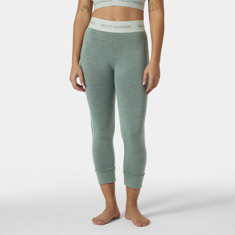 Helly Hansen Lifa Merino Midweight 3/4 Pant - Merino wool Thermal Tight - Women's | Hardloop