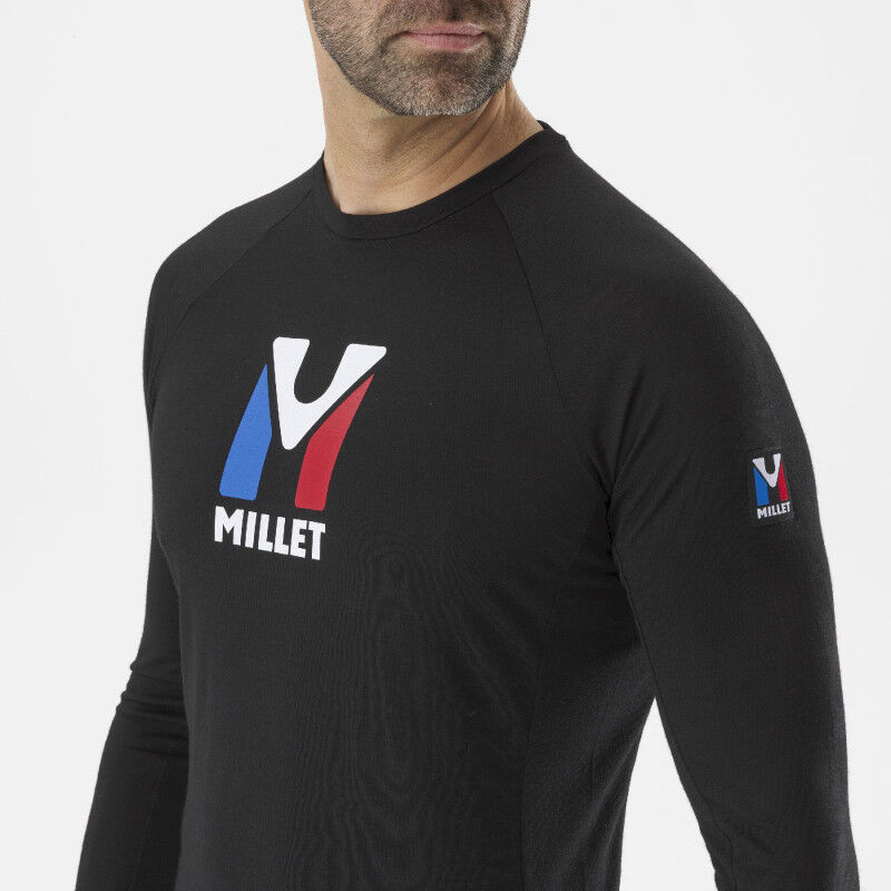 Millet Trilogy Wool TS LS - Merinouldtrøj - Herrer | Hardloop