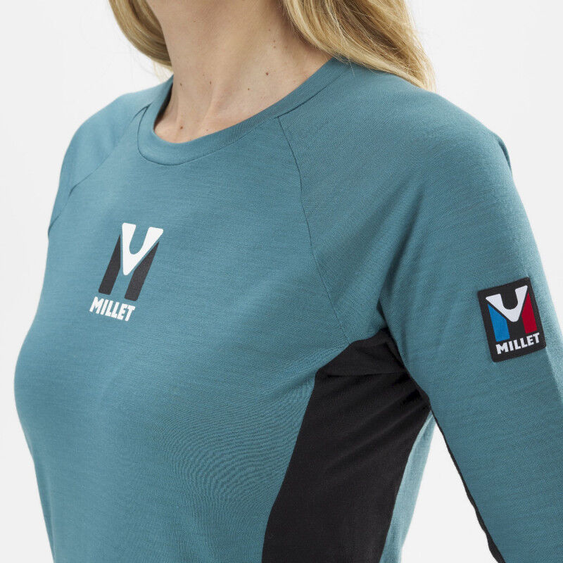 Millet Trilogy Wool TS LS - Maillot thermique laine mérinos femme | Hardloop