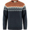 Dark Navy / Terracotta Brown