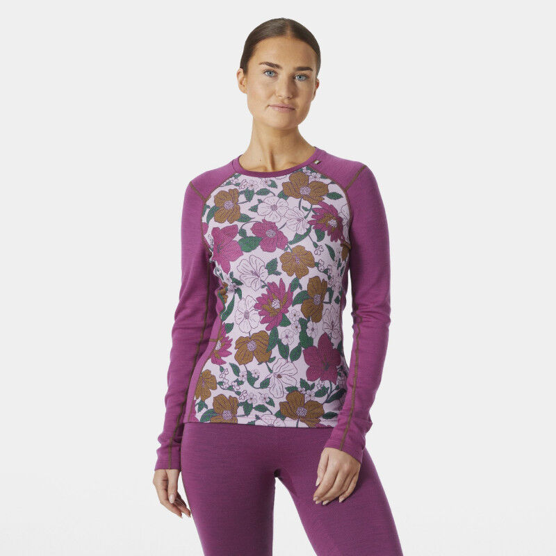 Helly Hansen Lifa Merino Midweight Graphi - Base layer - Women's