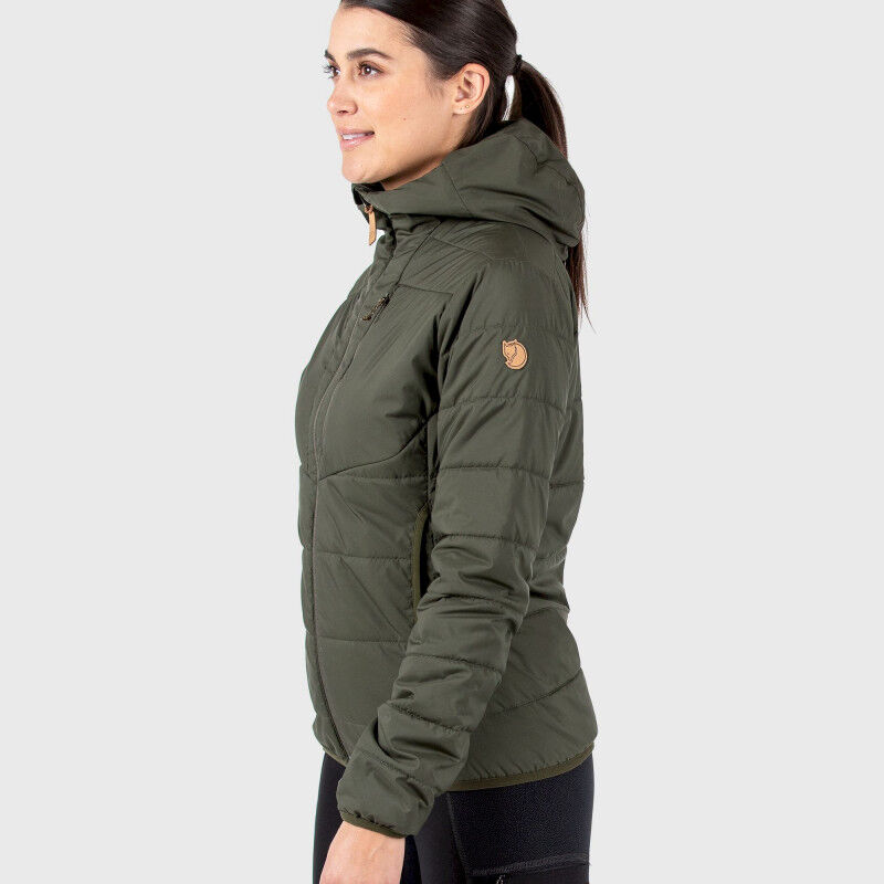 Fjällräven Keb Padded Hoodie - Donsjack - Dames | Hardloop