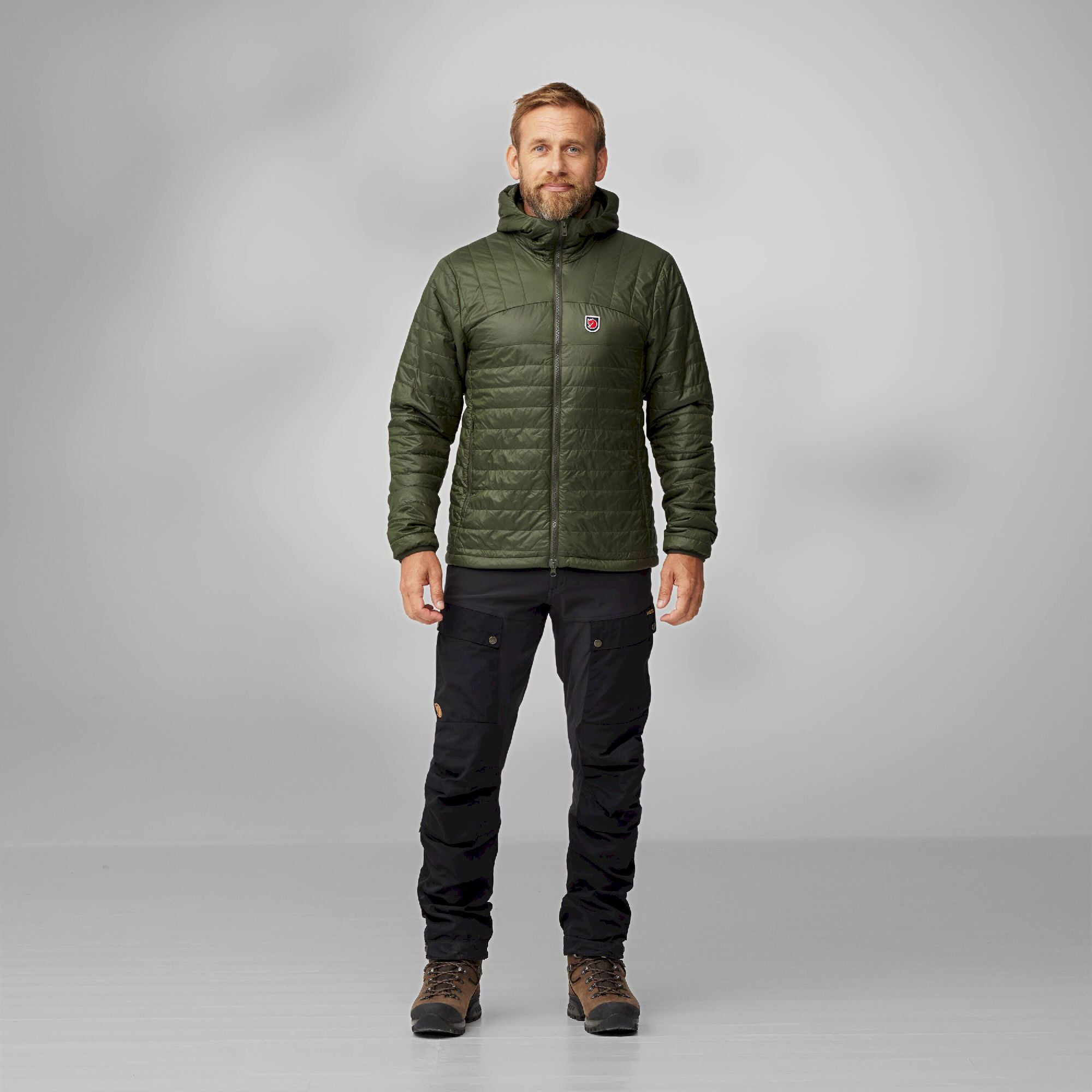 Fjällräven Expedition X-Lätt Hoodie - Chaqueta de fibra sintética - Hombre | Hardloop