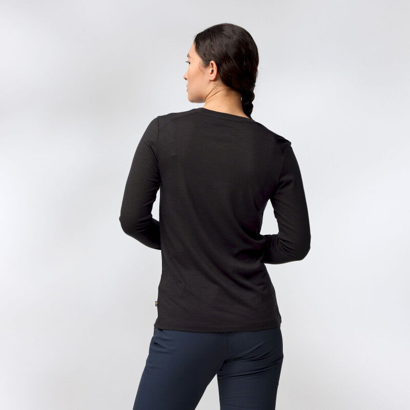 Fjällräven Abisko Wool LS - Merinouldtrøj - Damer | Hardloop