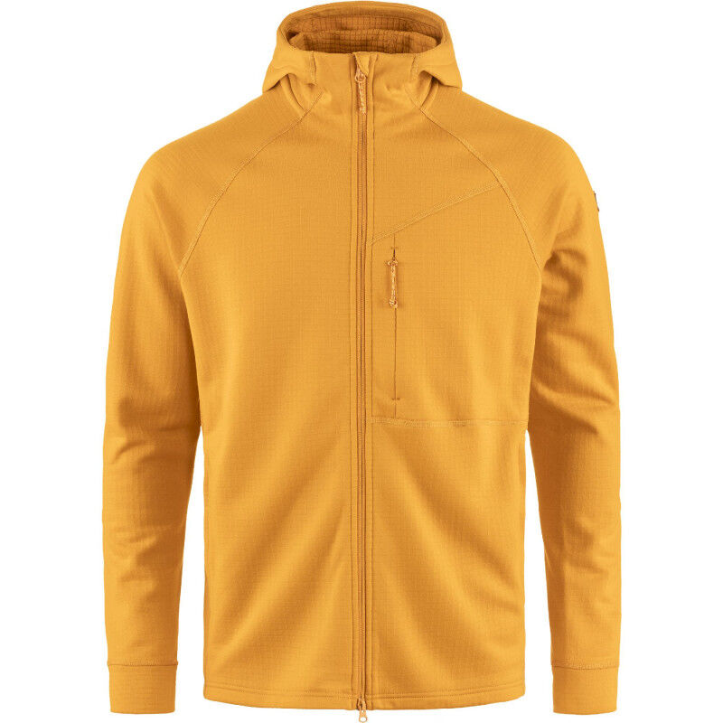 Abisko Grid Fleece Hoodie - Fleecetakki - Miehet