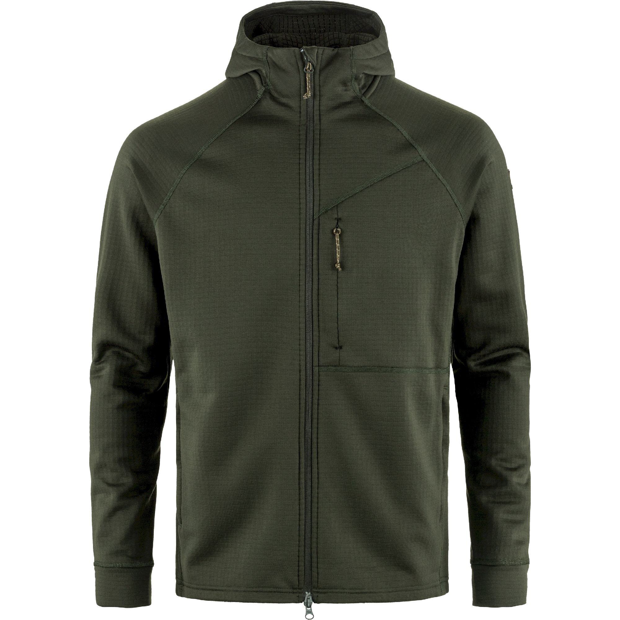 Fjällräven Abisko Grid Fleece Hoodie - Bluza polarowa meska | Hardloop