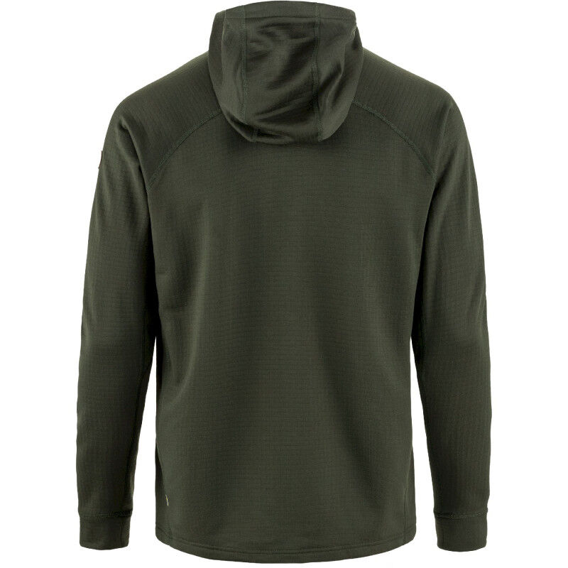 Fjällräven Abisko Grid Fleece Hoodie - Fleecejakke - Herrer | Hardloop