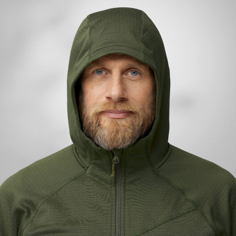 Fjällräven Abisko Grid Fleece Hoodie - Fleece jacket - Men's | Hardloop