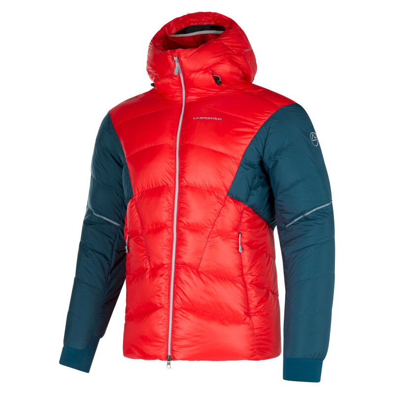 Daunenjacke Rot Blau WeiÃƒÂŸe Jacke Moncler Rubinrote Daunenjacke