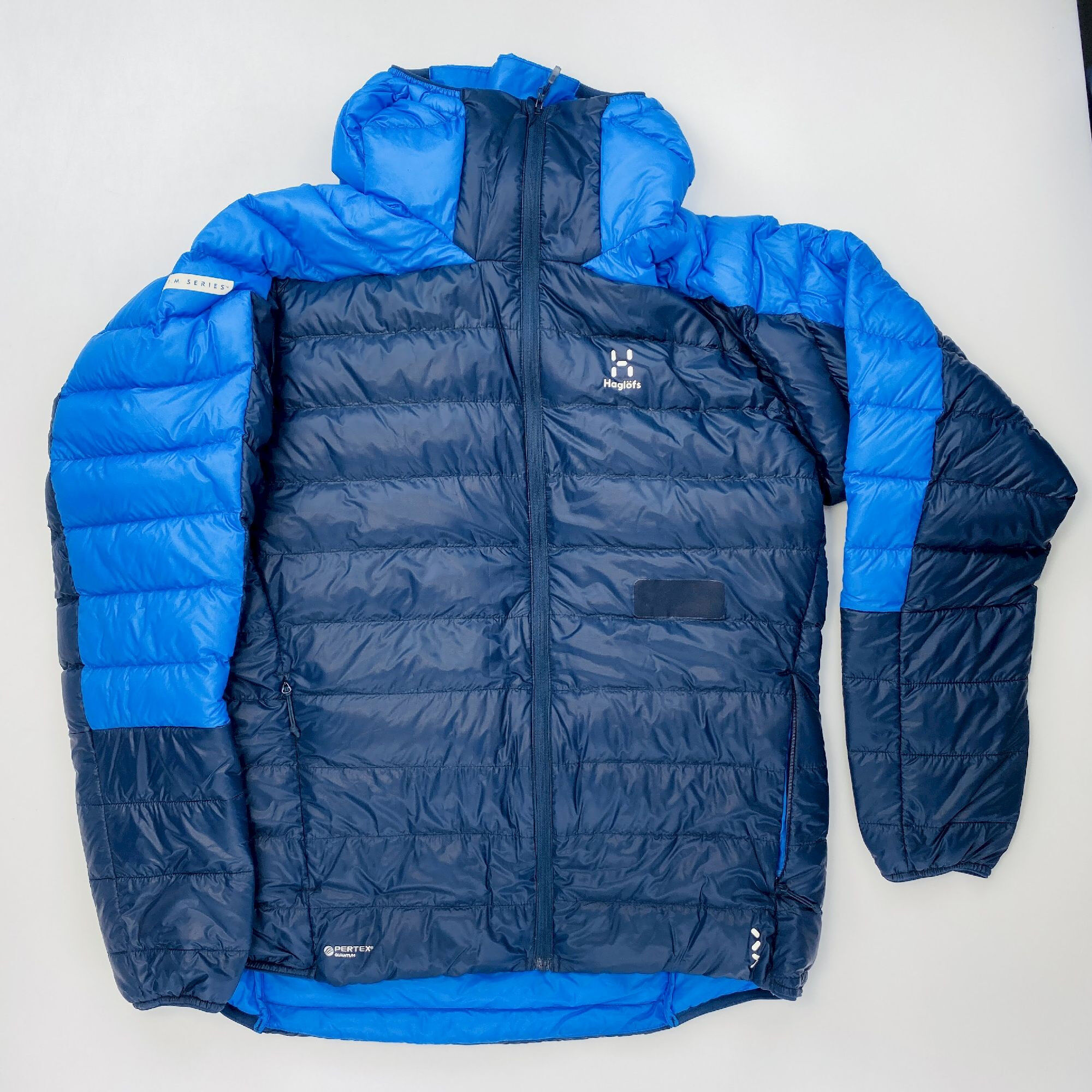 Haglöfs L.I.M Down Hood - Tweedehands Donsjack - Heren - Blauw - L | Hardloop