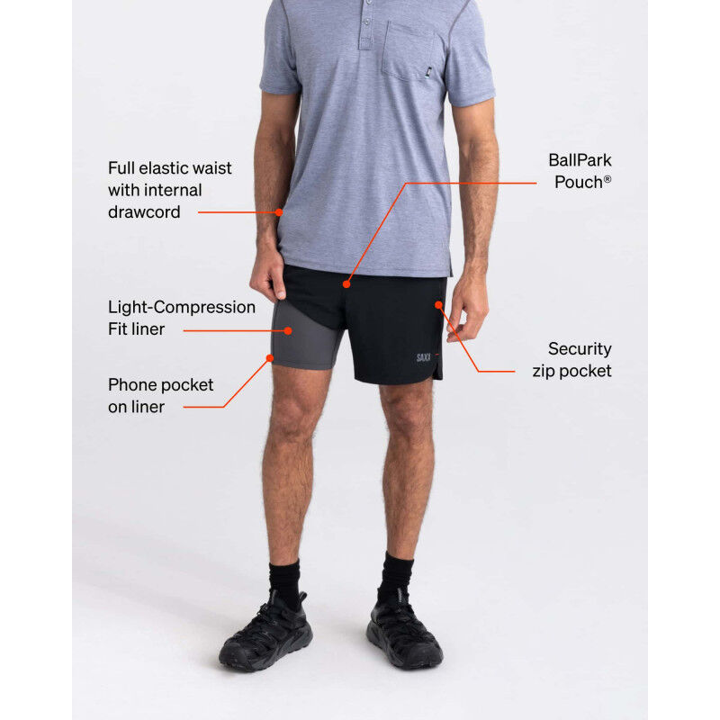 Saxx Gainmaker 2N1 Short 7" - Pánské Lezecké šortky | Hardloop