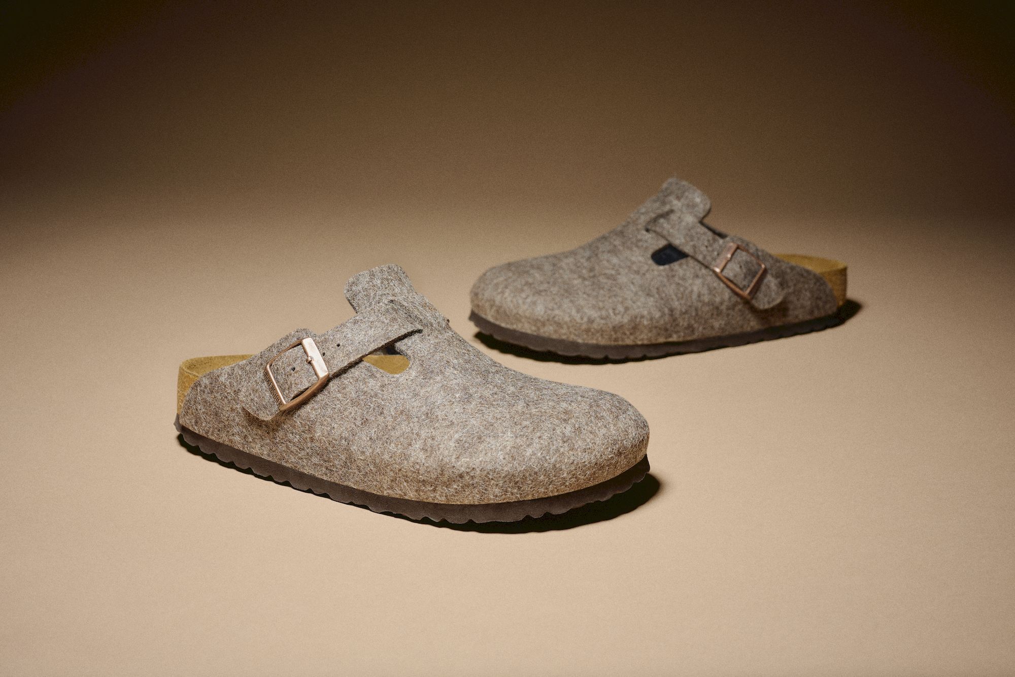 Birkenstock Boston Wool Felt Sandali invernali Hardloop