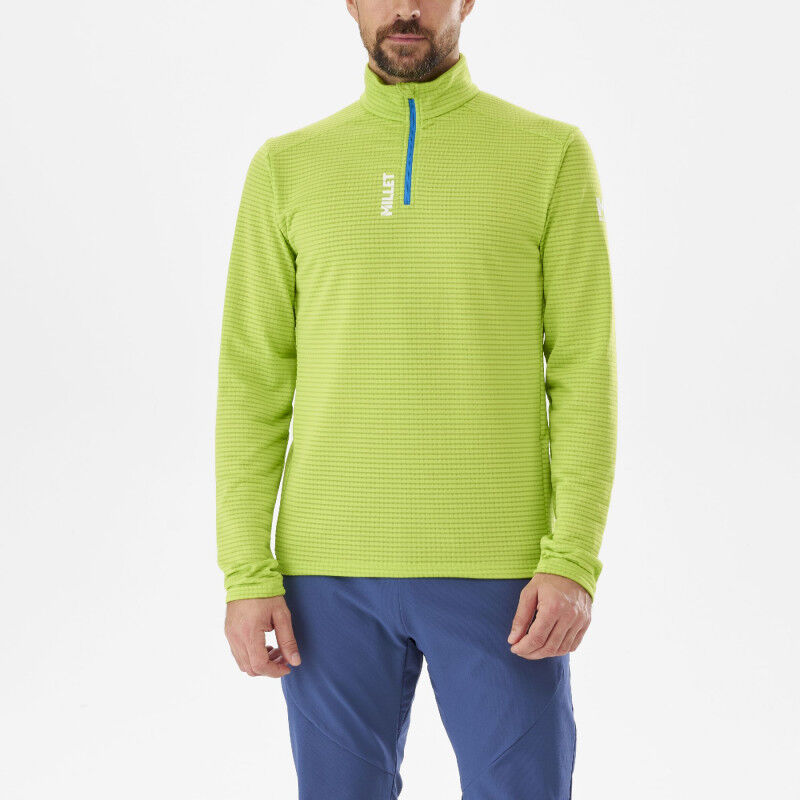 MILLET Intense FL Po M Pile Uomo | Giacca Tecnica Termica Elasticizzata | Per Sci, Trekking E Alpinismo