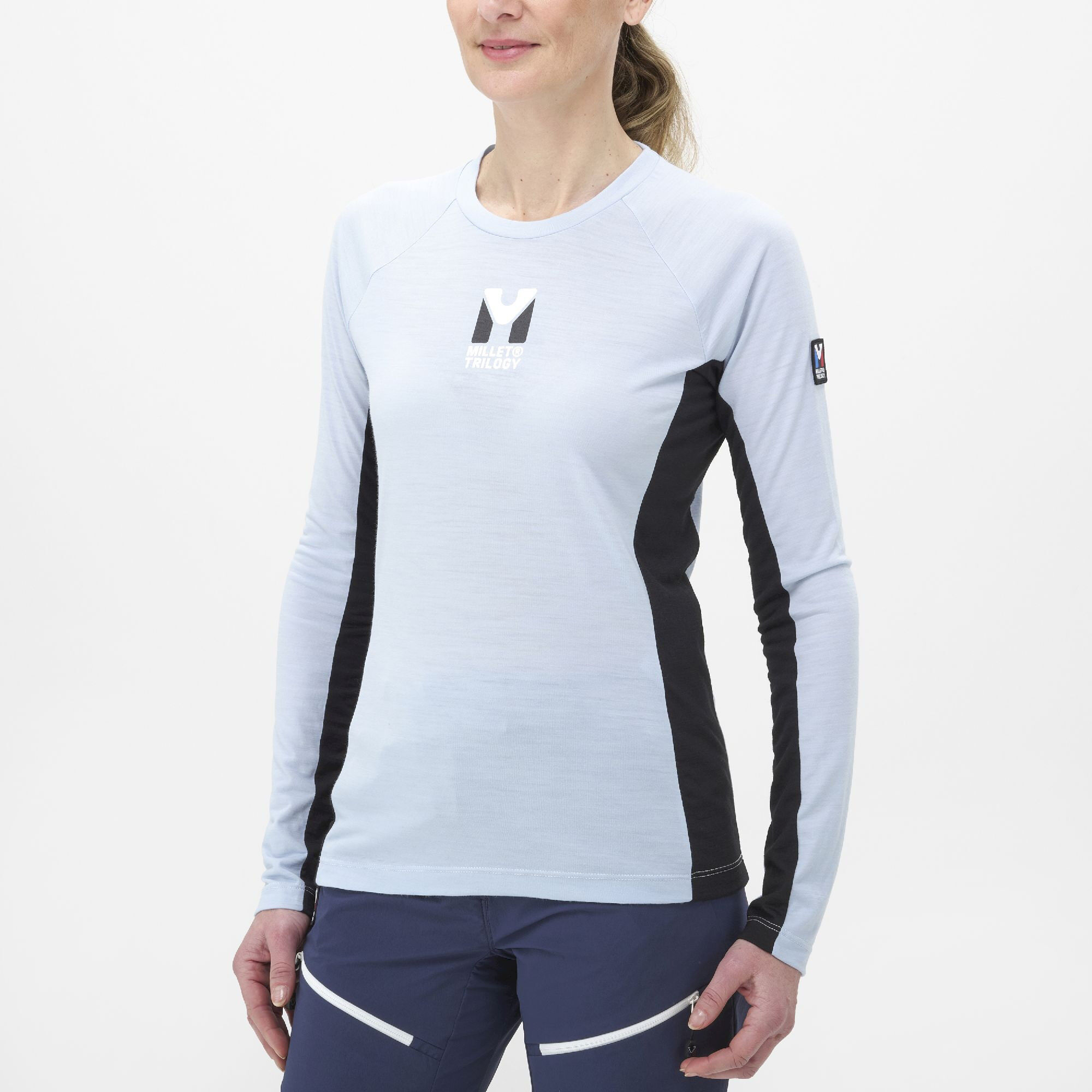 Millet Trilogy Wool TS LS - Jersey de lana merino - Mujer | Hardloop