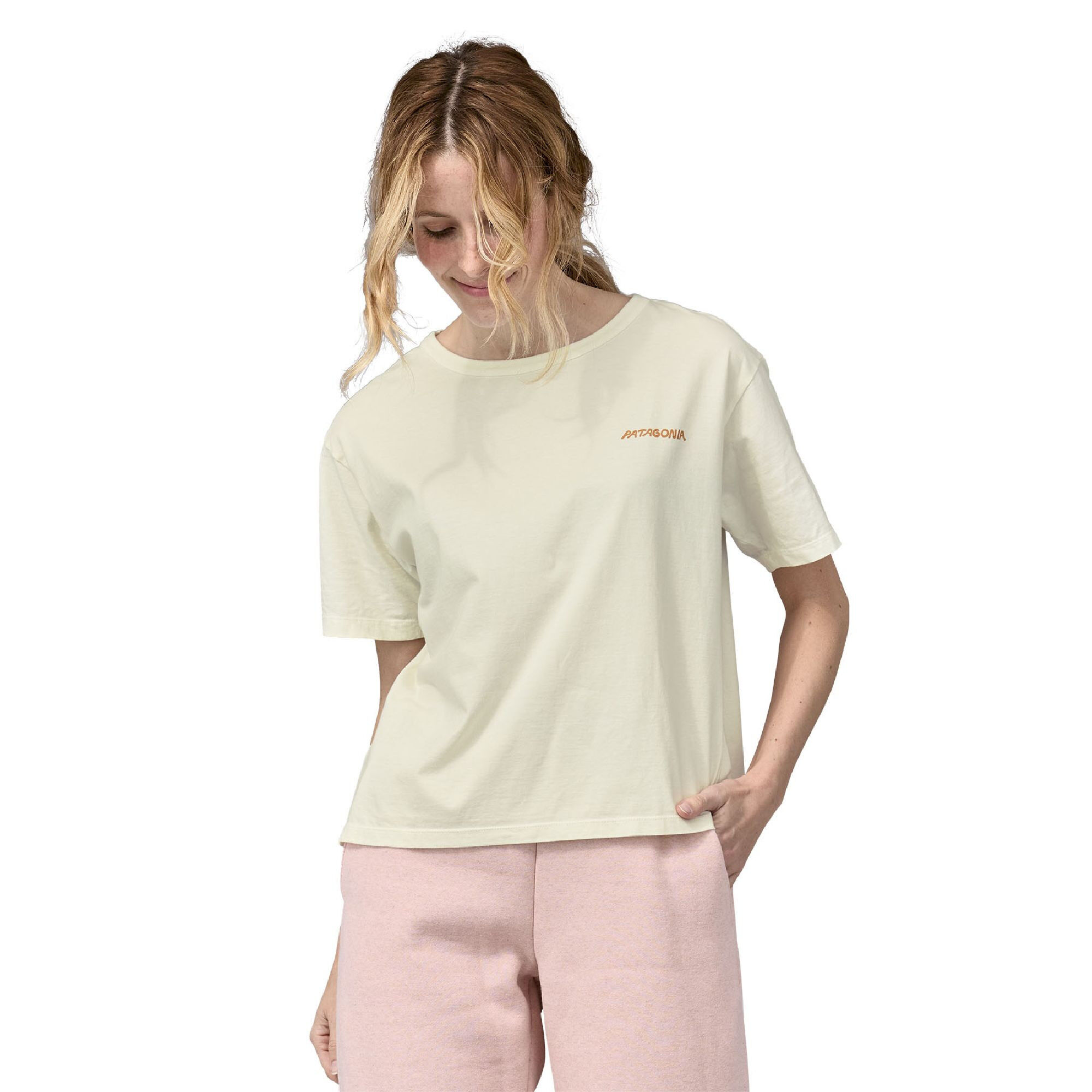 Patagonia Sunrise Rollers Organic Easy Cut Tee - Camiseta - Mujer | Hardloop